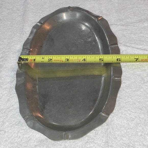 Vintage KS Plymouth Pewter Serving or Trinket Dish - Picture 7 of 8